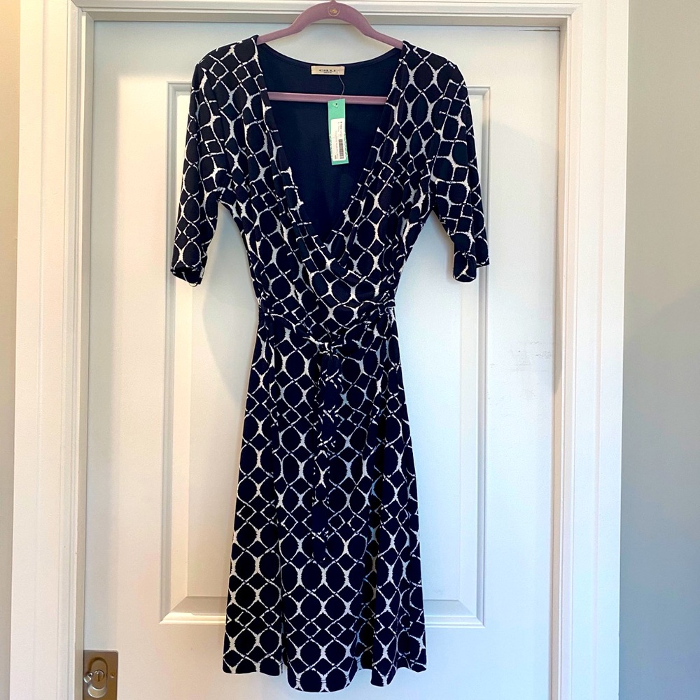 Gilli Trista Faux Wrap Jersey Dress